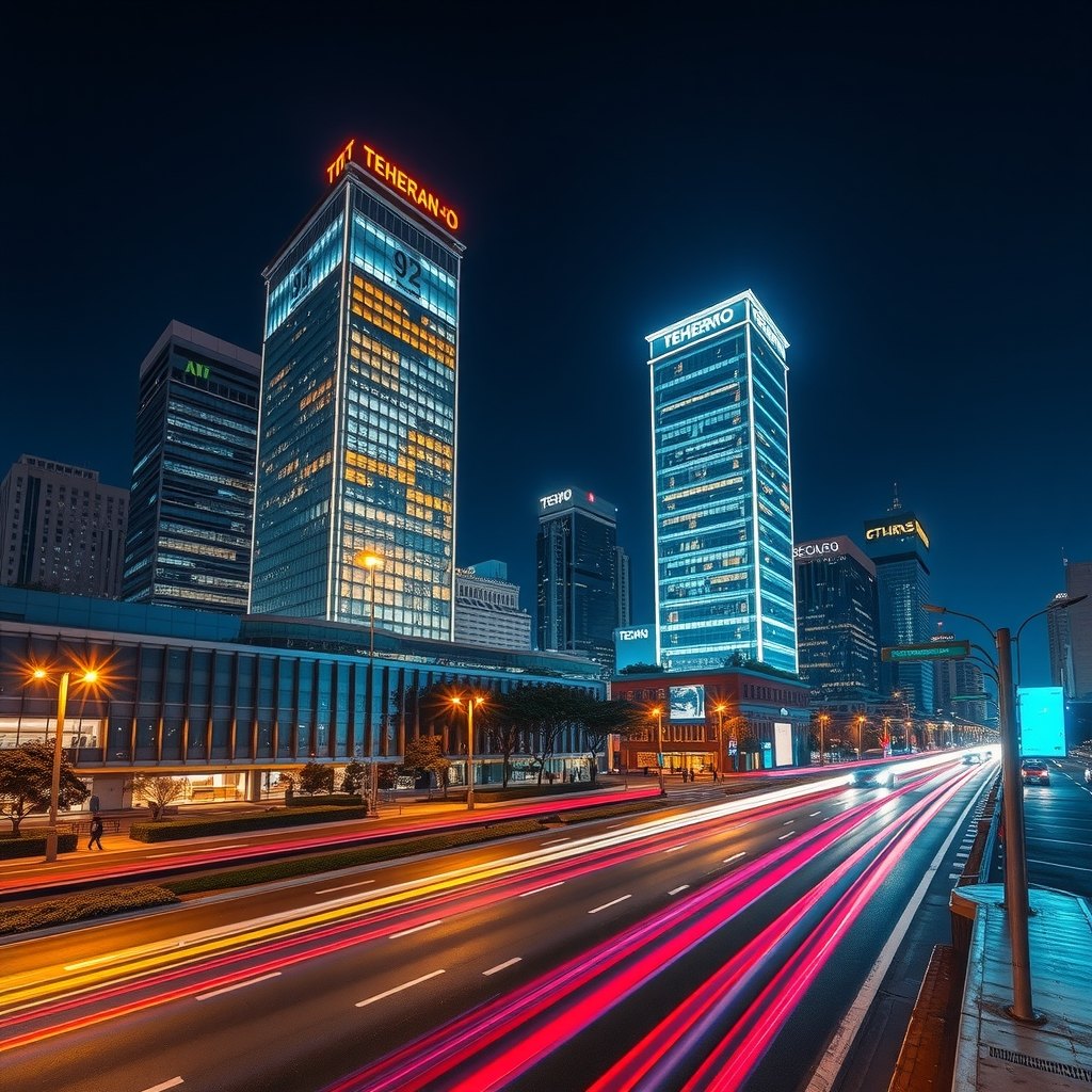 강남역 일대 야경