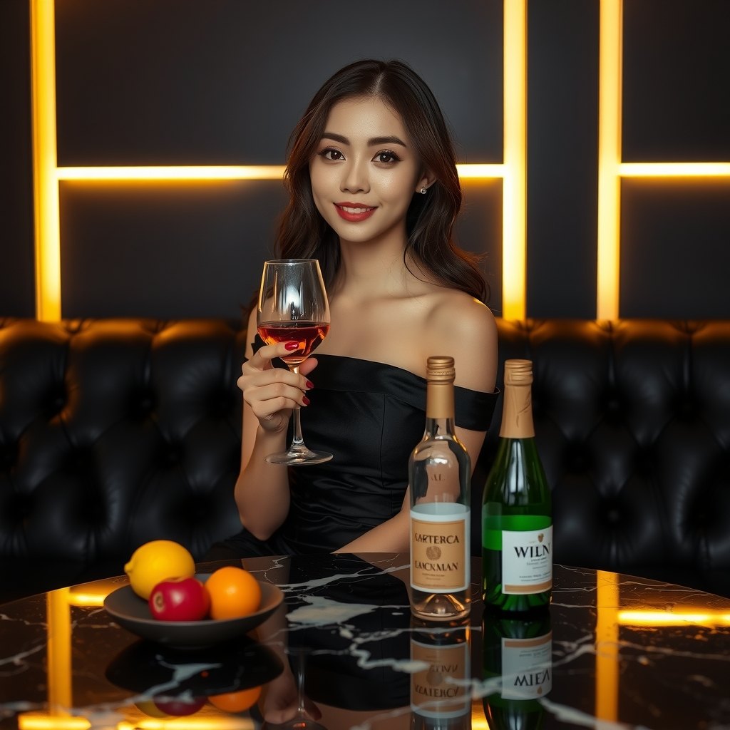 룸에서 맞이하는 자리